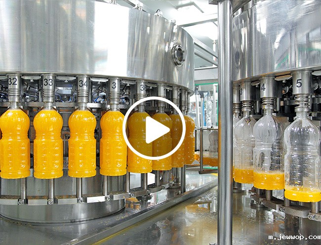 1.5L 果肉果粒灌装生产线视频