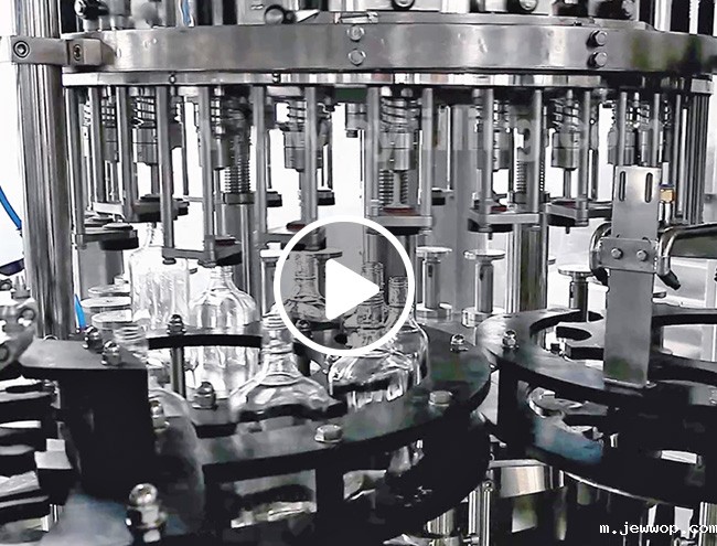 玻璃瓶白酒灌装设备视频