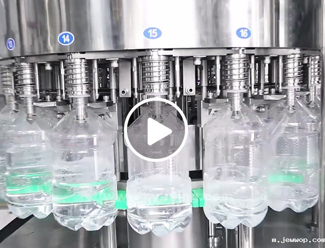 1500-2000B/H 旋转式饮用水灌装线（5L）视频
